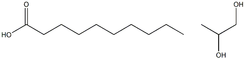 DECANOICACID,MONOESTERWITH1,2-PROPANEDIOL 结构式