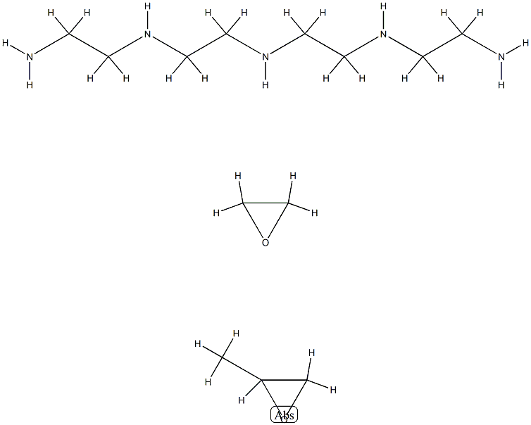 四乙烯五胺与甲基环氧乙烷和环氧乙烷的聚合物 结构式