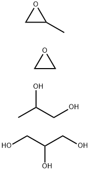 1,2,3-丙三醇与甲基环氧乙烷、环氧乙烷和1,2-丙二醇的聚合物 结构式