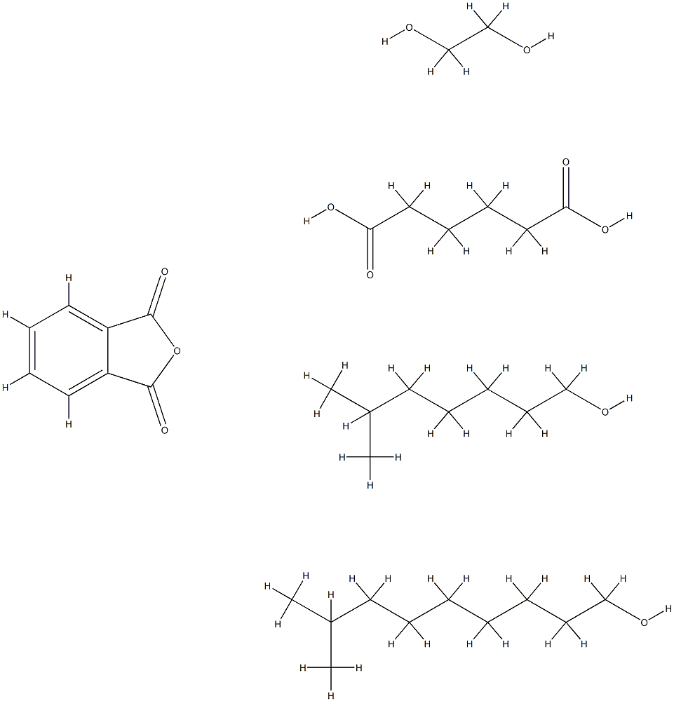 Adipic acid ethylene glycol,isodecyl alcohol,isooctyl alcohol,phthalic anhydride polymer|己二酸与1,2-乙二醇和1,3-异苯并呋喃二酮异辛酸异癸酯的聚合物
