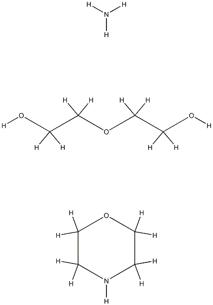 2,2’-氧双乙醇与氨和吗啉衍生物残余物的反应产物 结构式