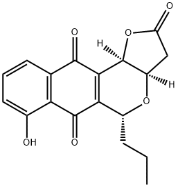 富伦菌素 B, 68930-68-7, 结构式