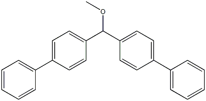 bis(4-biphenylmethyl)ether Structure