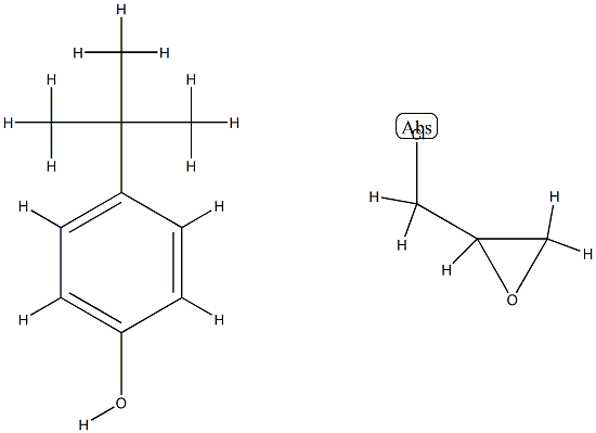 P-TERT-BUTYLPHENOL-EPICHLOROHYDRIN POLYMER) Structure
