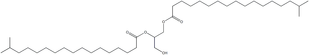 di(isooctadecanoic) acid, diester with glycerol Structure