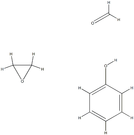 Formaldehyde, polymer with oxirane and phenol, methyl ether Structure