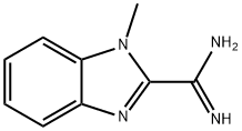 1H-Benzimidazole-2-carboximidamide,1-methyl-(9CI) Structure