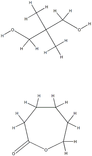 2-Oxepanone, polymer with 2,2-dimethyl-1,3-propanediol Structure