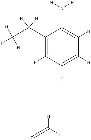 2-ETHYLBENENAMINE-FORMALDEHYDE POLYMER Structure