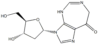 8-ketodeoxycoformycin 结构式