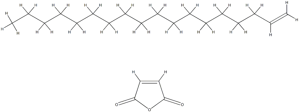2,5-呋喃二酮与1-十八烯C20-28-烷基酯的聚合物, 69227-14-1, 结构式