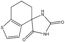 6,7-二氢-5H-螺[1-苯并噻吩-4,4'-咪唑烷]-2',5'-二酮 结构式