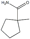 Cyclopentanecarboxamide, 1-methyl- (6CI, 7CI, 9CI) Structure
