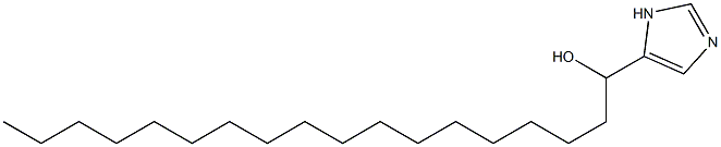α-Heptadecyl-1H-imidazole-4-methanol Structure