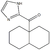 1H-Imidazol-2-yl[1,3,4,5,6,7,8,8aβ-octahydronaphthalen-4aα(2H)-yl] ketone Structure