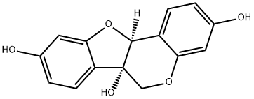 3,6,9-trihydroxypterocarpan 结构式