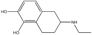 1,2-Naphthalenediol,6-(ethylamino)-5,6,7,8-tetrahydro-(9CI) Structure