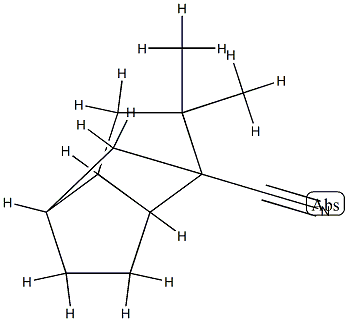1,4-Methanopentalene-1(2H)-carbonitrile,hexahydro-2,2-dimethyl-(9CI) 结构式