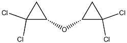 (2R)-1,1-Dichloro-2α-[[(2S)-1,1-dichlorocyclopropan-2-yl]oxy]cyclopropane 结构式