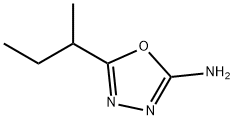 1,3,4-Oxadiazol-2-amine,5-(1-methylpropyl)-(9CI) 结构式