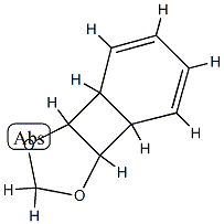 Benzo[3,4]cyclobuta[1,2-d]-1,3-dioxole,  3a,3b,7a,7b-tetrahydro-,  (3a-alpha-,3b-alpha-,7a-alpha-,7b-alpha-)-  (9CI) 结构式