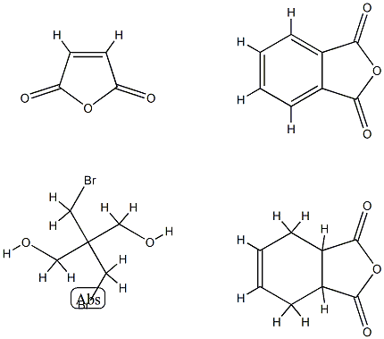 1,3-Isobenzofurandione, polymer with 2,2-bis(bromomethyl)-1,3-propanediol, 2,5-furandione and 3a,4,7,7a-tetrahydro-1,3-isobenzofurandione 结构式