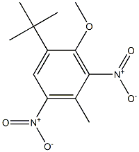 2,6-二硝基-3-甲氧基-4-叔丁基甲苯, 73507-41-2, 结构式