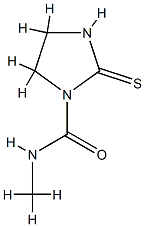 1-Imidazolidinecarboxamide,N-methyl-2-thioxo-(9CI) 结构式