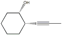 Cyclohexanol, 2-(1-propynyl)-, (1R,2R)-rel- (9CI) 结构式
