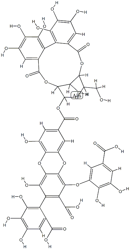 Sanguiin H2 结构式