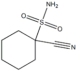 Cyclohexanesulfonamide,1-cyano-(9CI) 结构式