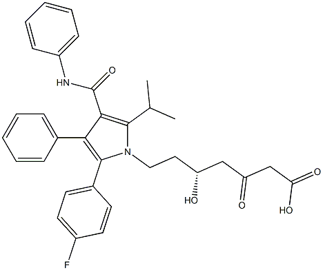 3-オキソアトロバスタチン 化学構造式
