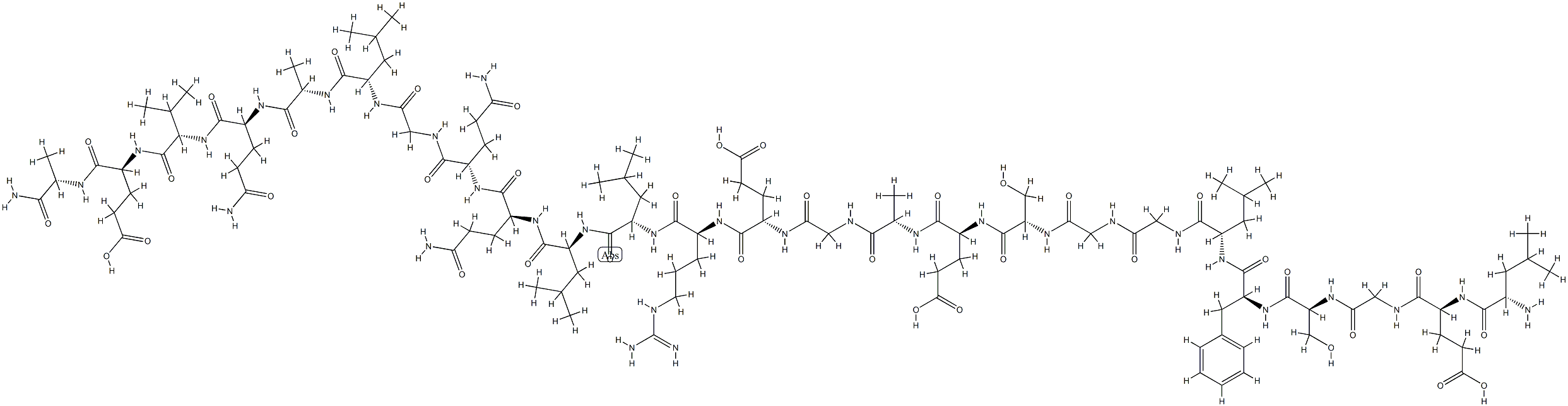NEUROENDOCRINE REGULATORY PEPTIDE-1 (RAT) 结构式