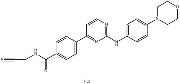 Momelotinib Dihydrochloride, 1380317-28-1, 结构式