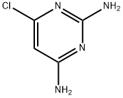 2,4-二氨基-6-氯嘧啶 结构式