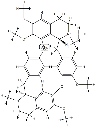 ジメチルツボクラリン 化学構造式