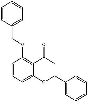 2,6-Dibenzyloxyacetophenone Struktur