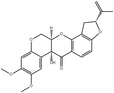 12alpha-HYDROXYROTENONE, 509-96-6, 结构式