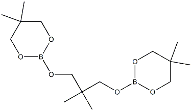 三新戊二醇联硼酸酯 结构式
