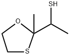 3-(1,3-氧硫环戊烷)-2-丁硫醇 结构式