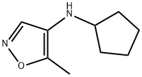 4-Isoxazolamine,N-cyclopentyl-5-methyl-(9CI) 结构式