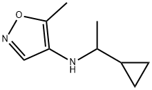 4-Isoxazolamine,N-(1-cyclopropylethyl)-5-methyl-(9CI) 结构式