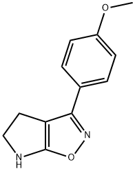 4H-Pyrrolo[3,2-d]isoxazole,5,6-dihydro-3-(4-methoxyphenyl)-(9CI) 结构式