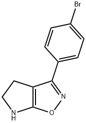 4H-Pyrrolo[3,2-d]isoxazole,3-(4-bromophenyl)-5,6-dihydro-(9CI) 结构式