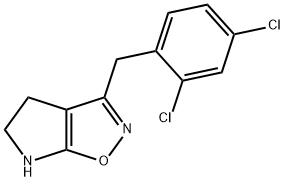 4H-Pyrrolo[3,2-d]isoxazole,3-[(2,4-dichlorophenyl)methyl]-5,6-dihydro-(9CI) 结构式
