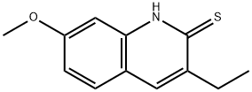 2(1H)-Quinolinethione,3-ethyl-7-methoxy-(9CI) 结构式