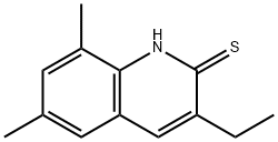 2(1H)-Quinolinethione,3-ethyl-6,8-dimethyl-(9CI) 结构式
