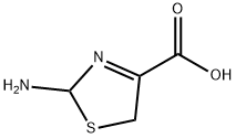 4-Thiazolecarboxylicacid,2-amino-2,5-dihydro-(9CI) 结构式