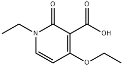 3-Pyridinecarboxylicacid,4-ethoxy-1-ethyl-1,2-dihydro-2-oxo-(9CI) 结构式