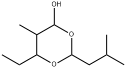 1,3-Dioxan-4-ol,6-ethyl-5-methyl-2-(2-methylpropyl)-(9CI) 结构式